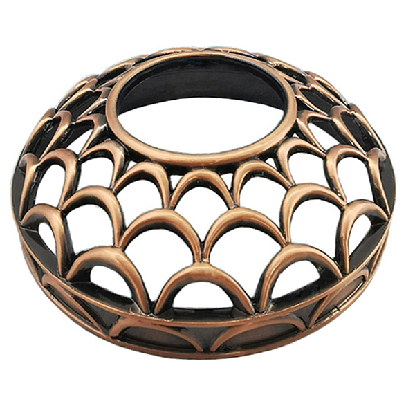 

PandaHall Zinc Alloy Cover, for Aromatherapy Candle, Flat Round, Red Copper, 8.5x2.9cm Alloy