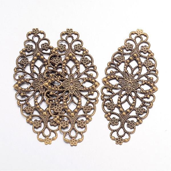 Iron Filigree Big Pendants