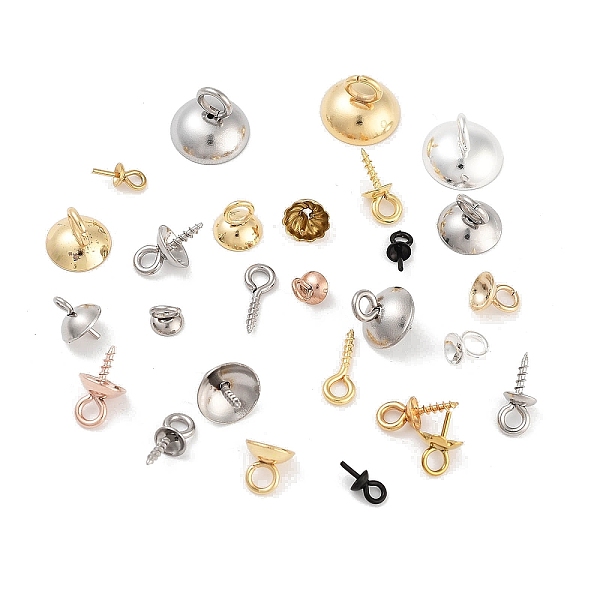 

PandaHall Stainless Steel Pendant Bail, Mixed Color, 5~10x4~10mm, Hole: 1.8~3mm Stainless Steel
