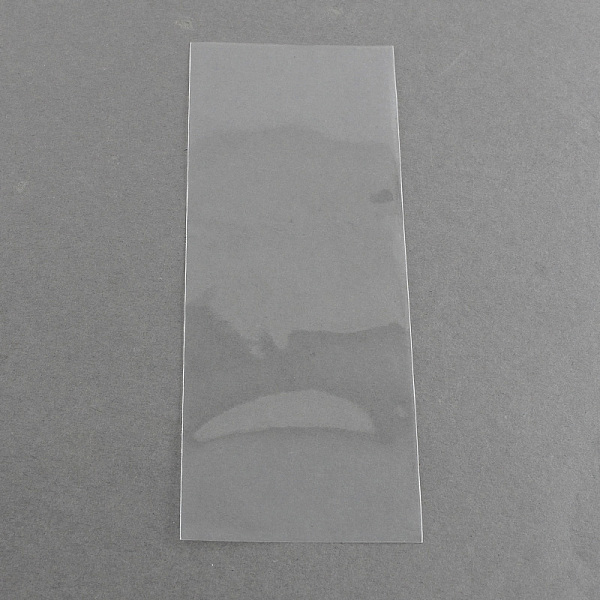 

PandaHall OPP Cellophane Bags, Rectangle, Clear, 15x6cm, Unilateral Thickness: 0.035mm OPP Cellophane Clear