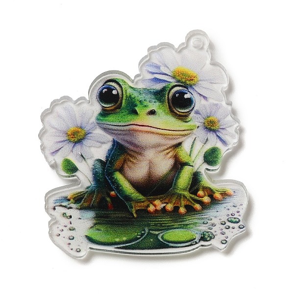 

PandaHall Acrylic Pendants, Animals, Fruit, 40.5x34.5x1.6mm, Hole: 1.5mm Acrylic Fruit