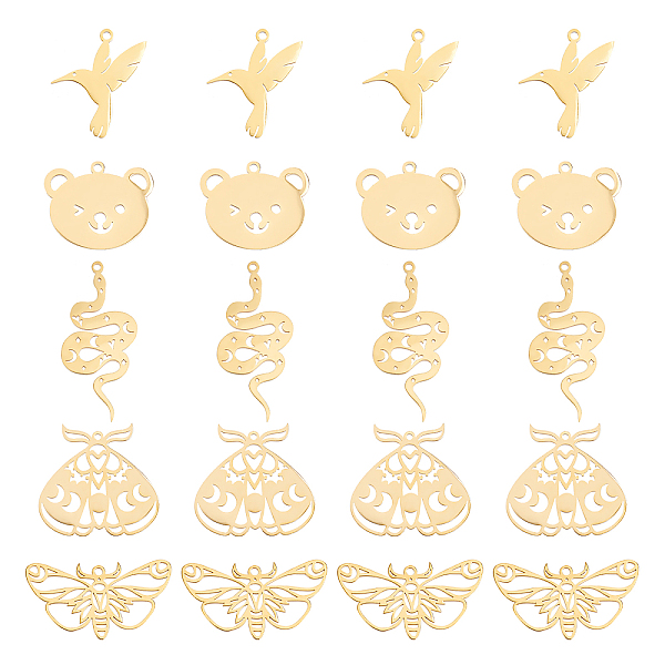 10Pcs 5 Style 201 S… - image