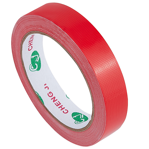 

PandaHall GORGECRAFT 3/4 Inch x 65.6ft Bookbinding Repair Tape Red Fabric Tape Adhesive Duct Tape Safe Cloth Library Book Seam Sealing Craft...