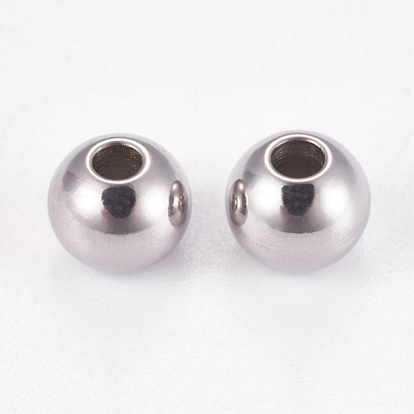 202 Stainless Steel Rondelle Spacer Beads