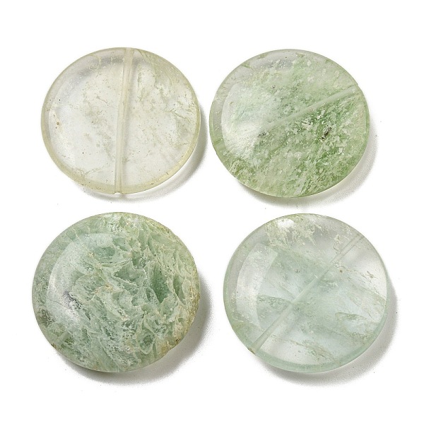 

PandaHall Green Watermelon Stone Glass Beads, Flat Round, 35~36.5x7.5mm, Hole: 1.2mm Other Watermelon Stone Glass Flat Round