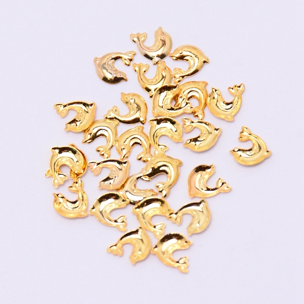 

PandaHall Alloy Cabochons, Epoxy Resin Supplies Filling Accessories, for Resin Jewelry Making, Cadmium Free & Lead Free, Dolphins Shape...