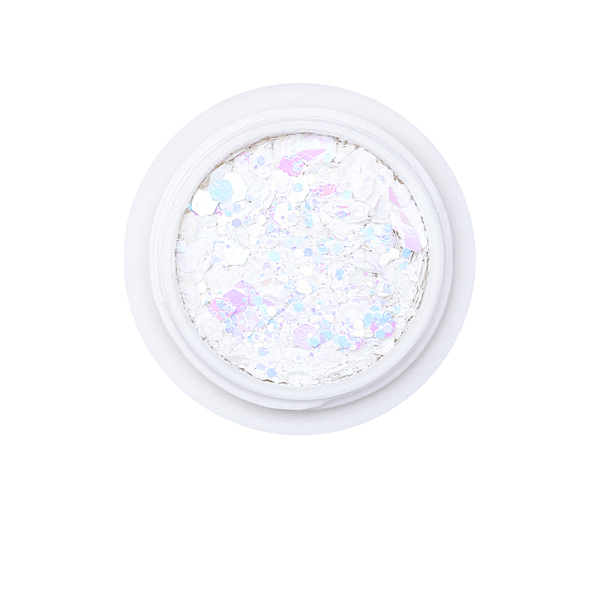 

PandaHall Hexagon Shining Nail Art Decoration Accessories, with Glitter Powder and Sequins, DIY Sparkly Paillette Tips Nail, Colorful...