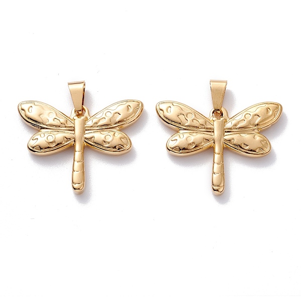 

PandaHall 304 Stainless Steel Pendants, Dragonfly, Golden, 27.5x36x4mm, Hole: 4x8mm 304 Stainless Steel Dragonfly