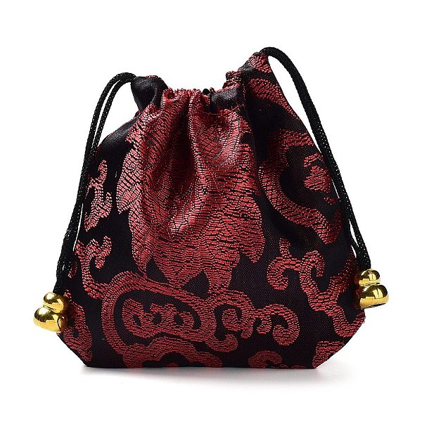 Chinese Style Silk Brocade Jewelry Packing Pouches