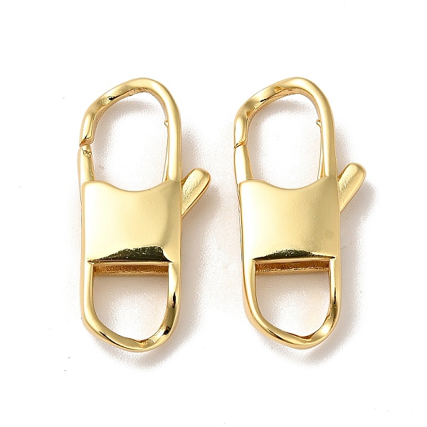 

PandaHall Brass Lobster Claw Clasps, Cadmium Free & Nickel Free & Lead Free, Real 18K Gold Plated, 23x11x4.5mm, Hole: 6x6mm Brass Others