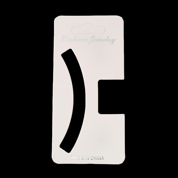 

PandaHall Cardboard Paper Hair Clip Display Cards, Hair Claw Clips Display Cards, Rectangle, White, 13x6x0.05cm, Hole: 29x10mm Paper...