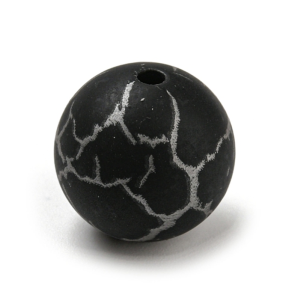 

PandaHall Silicone Beads, Round, Black, 15mm, Hole: 2mm Silicone Round Black