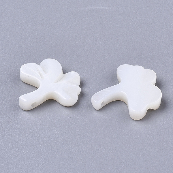 

PandaHall Natural Freshwater Shell Pendants, Leaf, Seashell Color, 15x16x3mm, Hole: 1mm Freshwater Shell Leaf