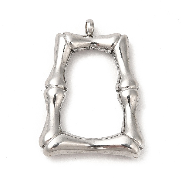 

PandaHall 304 Stainless Steel Pendants, Trapezoid Charm, Stainless Steel Color, 24x17.5x4mm, Hole: 1.8mm 304 Stainless Steel Trapezoid