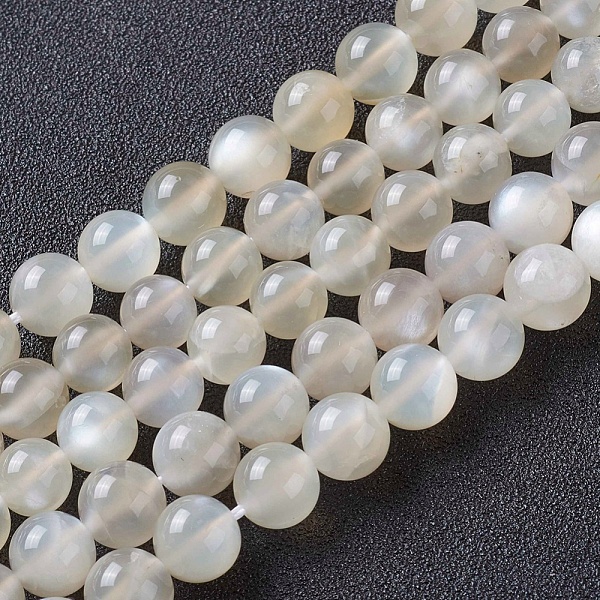 Natural White Moonstone Beads Strands