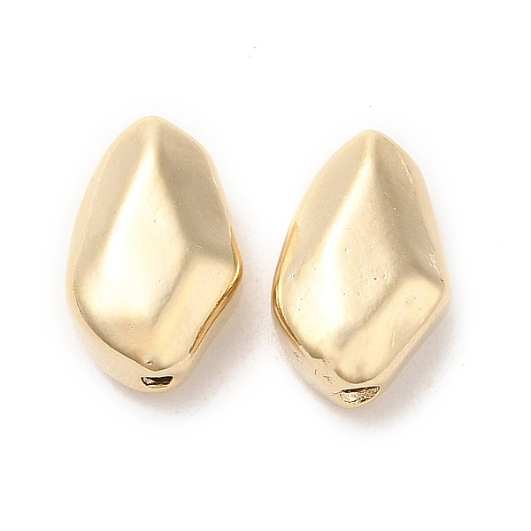 

PandaHall Rack Plating Brass Beads, Cadmium Free & Lead Free, Nuggets, Real 24K Gold Plated, 10.5x7x4.5mm, Hole: 1.2mm Brass Nuggets