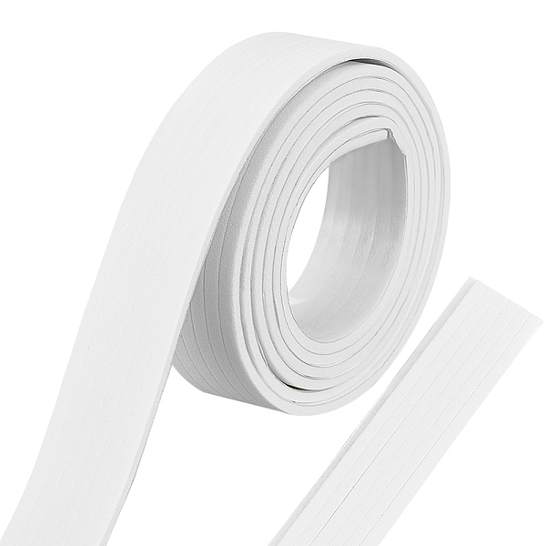 

PandaHall BENECREAT 10 Pieces White Stained Glass Decal Leading Strips, 39.3x0.7inch EVA Single-Sided Adhesive Foam Tape for Glass Surfaces...
