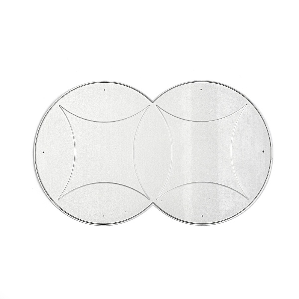 

PandaHall Carbon Steel Cutting Dies Stencils, for DIY Scrapbooking/Photo Album, Decorative Embossing DIY Paper Card, Double Flat Round...