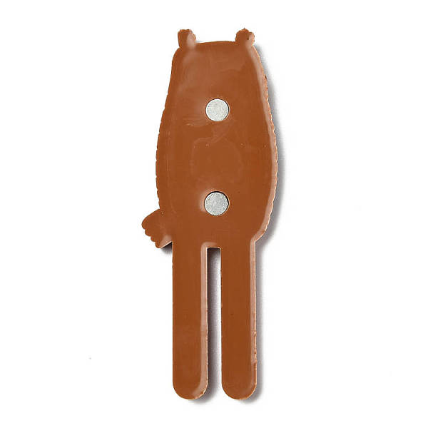

PandaHall Cute Multifunction Acrylic Magnetic Refrigerator Sticker Fridge Magnets Hanging Hook, Owl, Peru, 123.7x42.4x5.5mm Acrylic Owl..., Brown