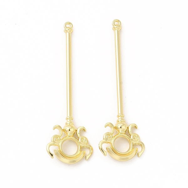 

PandaHall Rack Plating Alloy Big Pendants, Cadmium Free & Nickel Free & Lead Free, Magic Stick Charm, Golden, 60x18.5x5.5mm, Hole: 1.5mm...