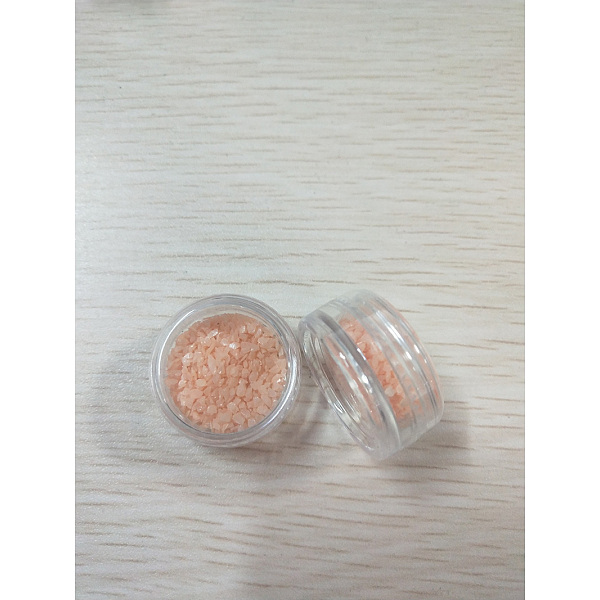 PandaHall Baking Painted Glass Beads, For Nail Art Decoration Accessories, No Hole/Undrilled, Chips, PeachPuff, 0.5~5x0.5~5x0.5~5mm, about...