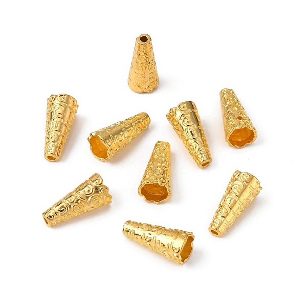 

PandaHall Apetalous Alloy Bead Cone, Antique Golden, 17.5x8.5mm, Hole: 1.8mm Alloy