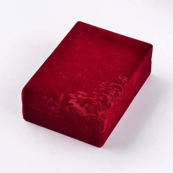 Rectangle Velvet Necklace Boxes