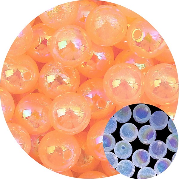 

PandaHall Luminous Acrylic Bead, Round, Sandy Brown, 12mm, 5pcs/bag Acrylic Round