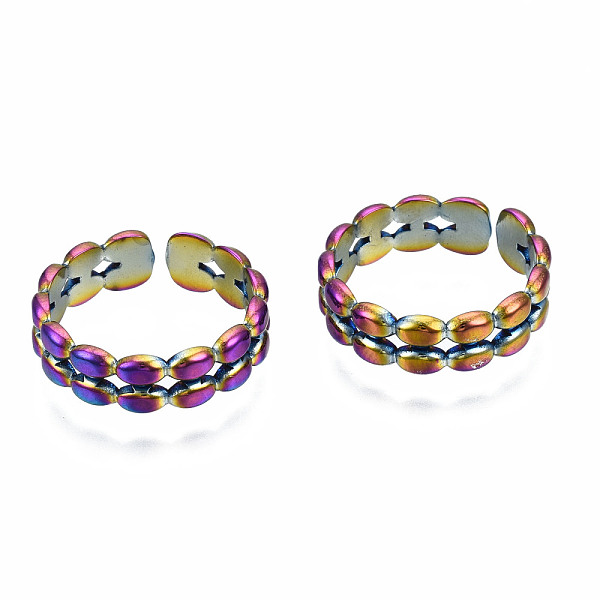 Hollow Cuff Rings - image
