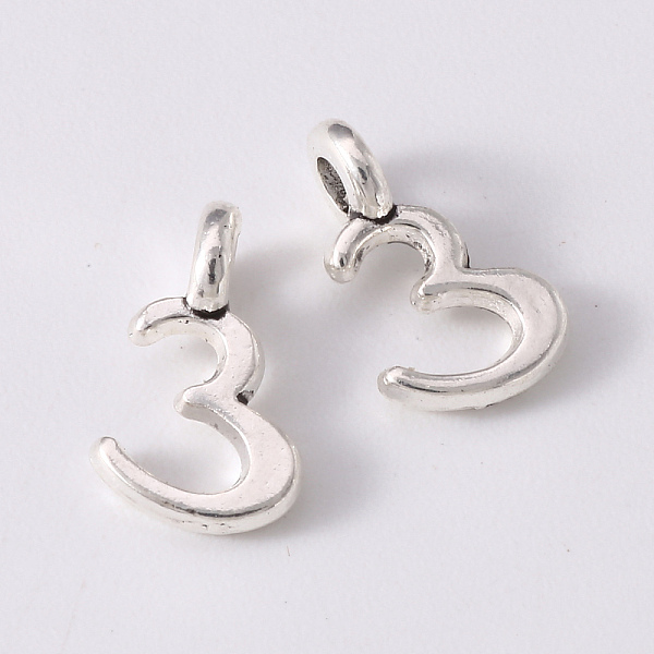 

PandaHall Tibetan Style Alloy Charms, Cadmium Free & Lead Free, Antique Silver, Letter.E, E: 10.5x6.5x1.5mm, Hole: 1.8mm Alloy Letter E