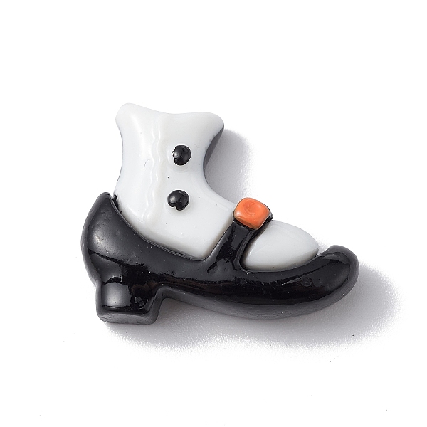

PandaHall Halloween Theme Opaque Resin Cabochons, Black, Shoes Pattern, 20x25x7.5mm Resin Shoes Black