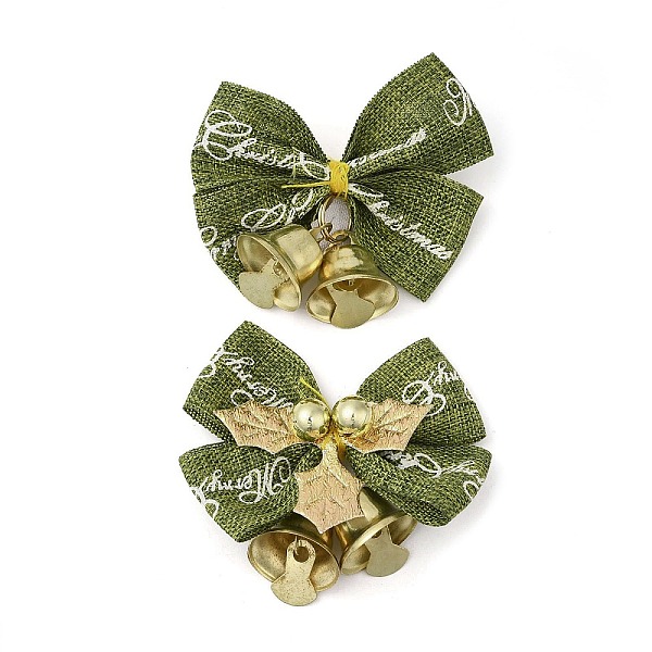 Weihnachts-Polyester-Bowknot-Ornament-Accessoires