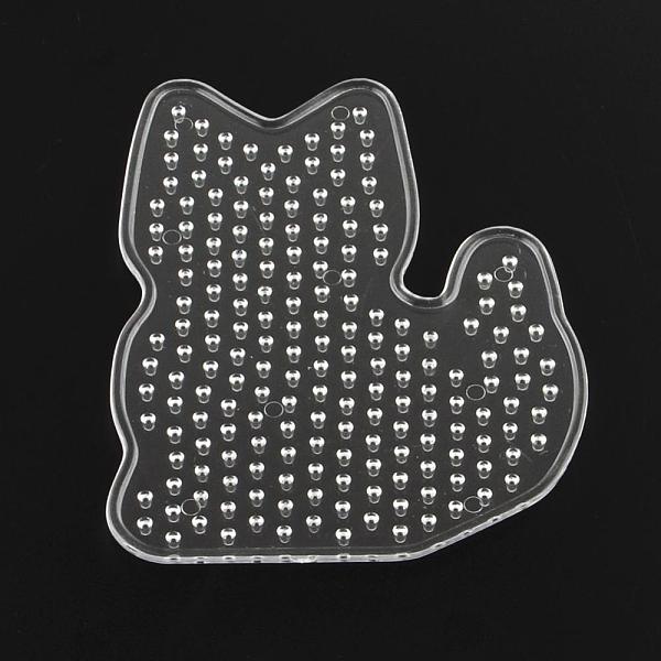 

PandaHall Animal ABC Plastic Pegboards used for 5x5mm DIY Fuse Beads, Clear, 98x78x5mm Plastic Fox Clear