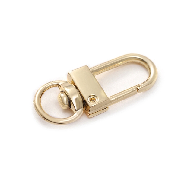 

PandaHall Alloy Swivel Snap Clasps, for Bag Making, Golden, 33x13mm Alloy