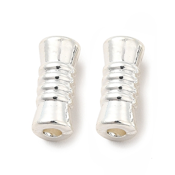 

PandaHall Long-Lasting Plated Alloy Beads, Cadmium Free & Nickel Free & Lead Free, Groove Column, Silver, 9.5x4mm, Hole: 1.6mm Alloy Column