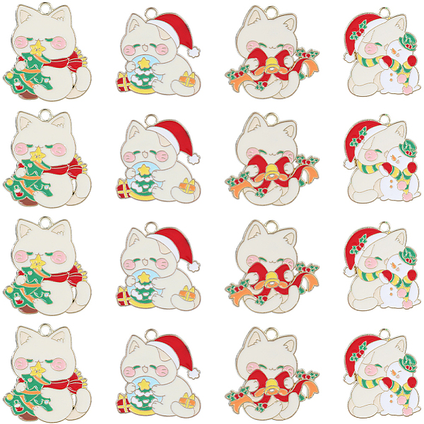 16Pcs 4 Styles Chri… - image