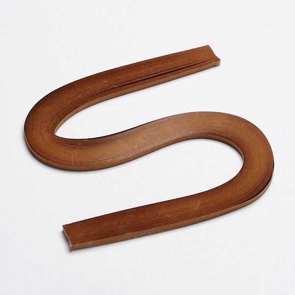 

PandaHall Quilling Paper Strips, Sienna, 530x5mm, about 120strips/bag Paper Brown