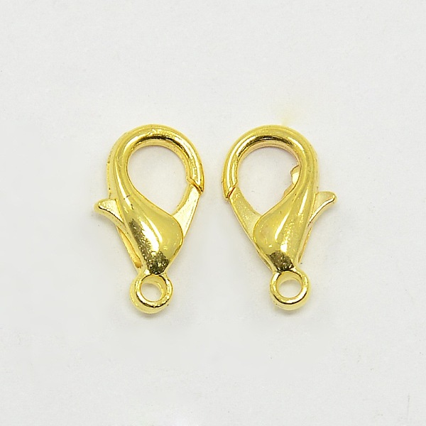 

PandaHall Zinc Alloy Lobster Claw Clasps, Parrot Trigger Clasps, Cadmium Free & Lead Free, Golden, about 12.5mm long, 7mm wide, 3mm thick...