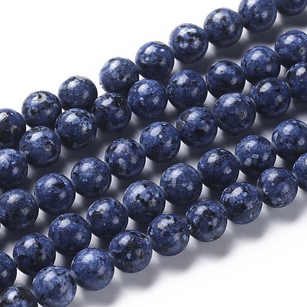 

PandaHall Natural Larvikite Beads Strands, Dyed & Heated, Round, Blue, 8mm, Hole: 1mm, about 44pcs/strand, 15.3 inch(39cm) Larvikite Round...