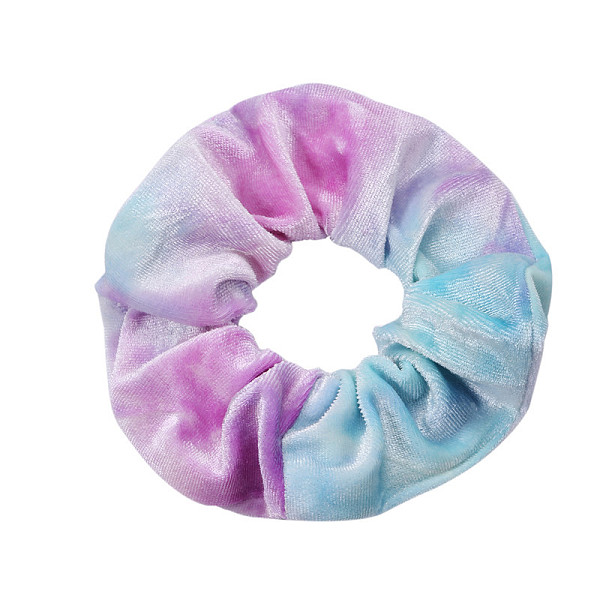 

PandaHall Tie Dye Cloth Elastic Hair Accessories, for Girls or Women, Scrunchie/Scrunchy Hair Ties, Plum, 160mm Cloth Purple