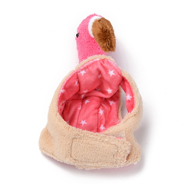 

PandaHall Cloth Pet Headwear Costume, with Hook and Loop Tapes, for Cats Dogs Festival Birthday Theme Party Photo Prop, Flamingo Shaped, Hot...