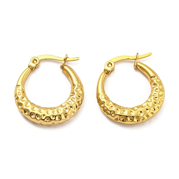

PandaHall Vacuum Plating 304 Stainless Steel Hoop Earrings for Women, Teardrop, Golden, 21x19x3.5mm 304 Stainless Steel Teardrop