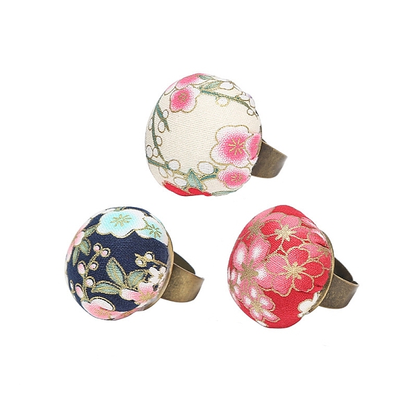 Flower Pattern Cloth Needle Pin Cushions