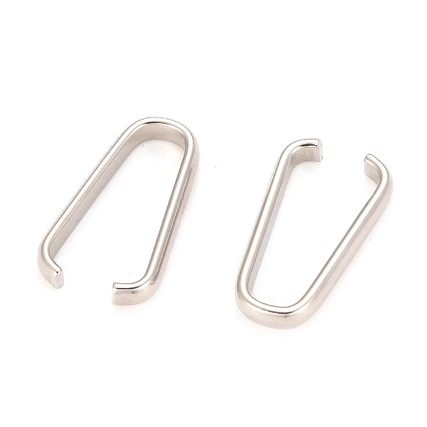

PandaHall 201 Stainless Steel Quick Link Connectors, Stainless Steel Color, 13.5x2mm 201 Stainless Steel Others