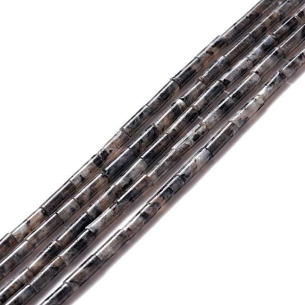 

PandaHall Natural Larvikite Beads Strands, Column, 9~10.5x3mm, Hole: 0.9~1mm, about 40~43pcs/strand, 15.35 inch~15.55 inch(39~39.5cm)..., Black