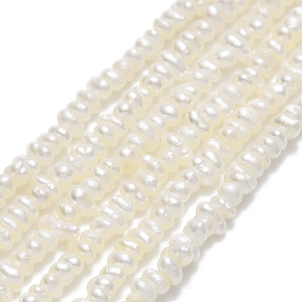 

PandaHall Natural Cultured Freshwater Pearl Beads Strands, Keshi Pearl Beads, Nuggets, Linen, 1.5~2x2~3x2mm, Hole: 0.5mm, about..., Brown