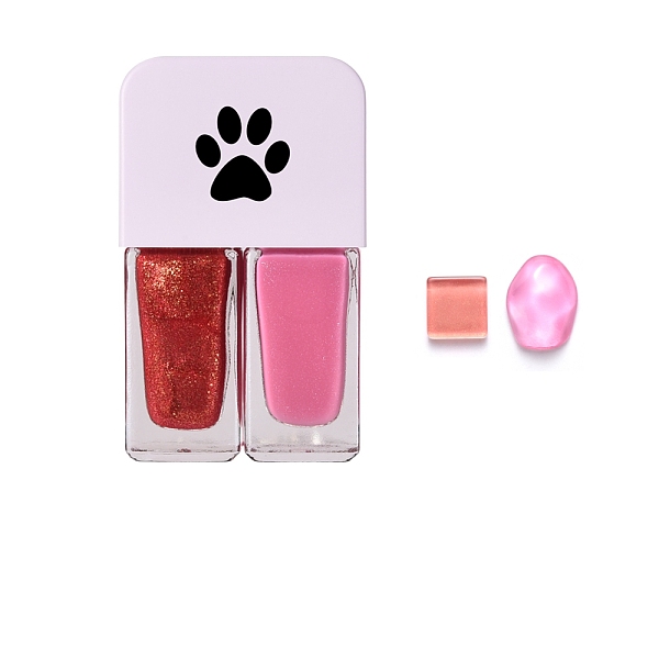 

PandaHall 12ml Two Tone Nail Polish, for Nail Art Design, Quick-drying, Nail Art Accessories, Red, 60x36x18mm Carved Nail Gel Red