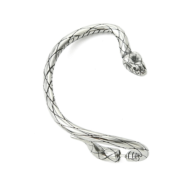 

PandaHall 316 Surgical Stainless Steel Cuff Earrings, Right, Snake, 47x40mm 316 Surgical Stainless Steel Snake