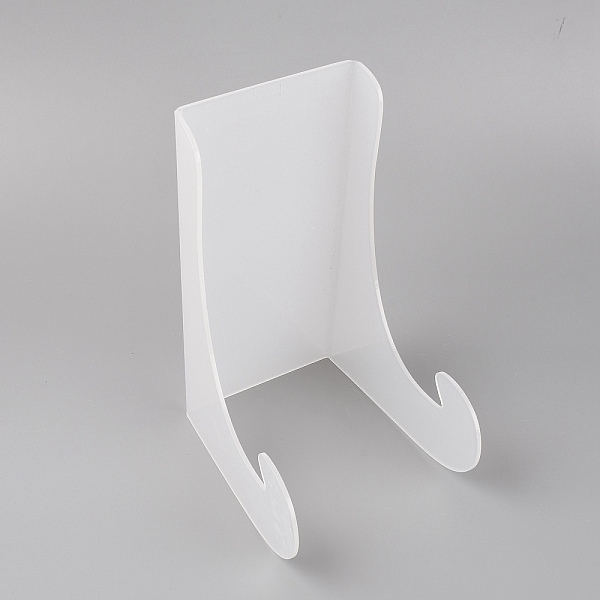 

PandaHall Custom Acrylic Display Holder, White, 10.6x8.9x7.8cm(±0.5cm) Acrylic White