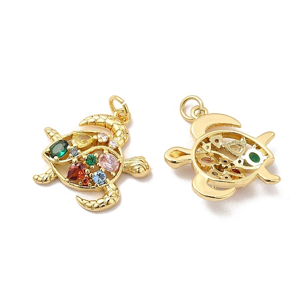 

PandaHall Rack Plating Eco-Friendly Brass Micro Pave Cubic Zirconia Pendants, with Jump Ring, Long-Lasting Plated, Lead Free & Cadmium Free...